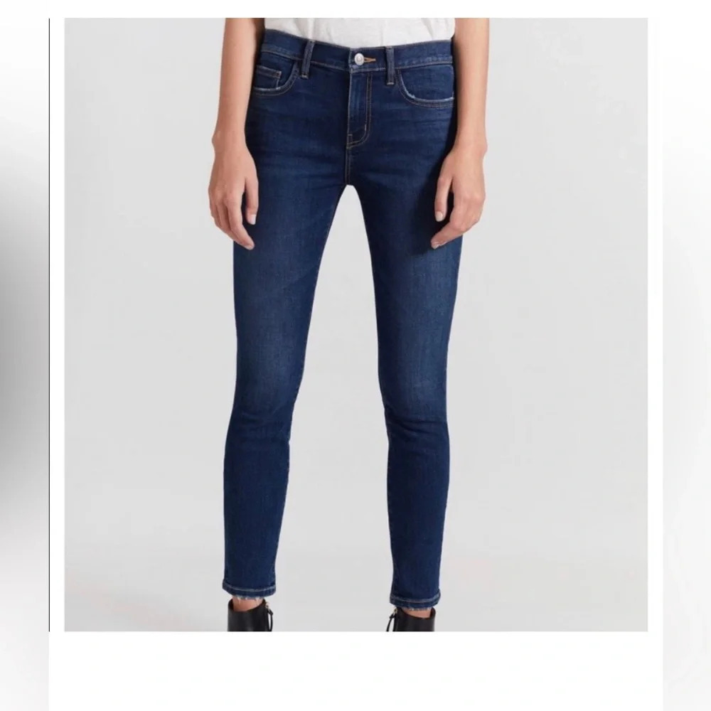 Current/Elliott Skinny Patchwork Pocket Jeans Siz… - image 1